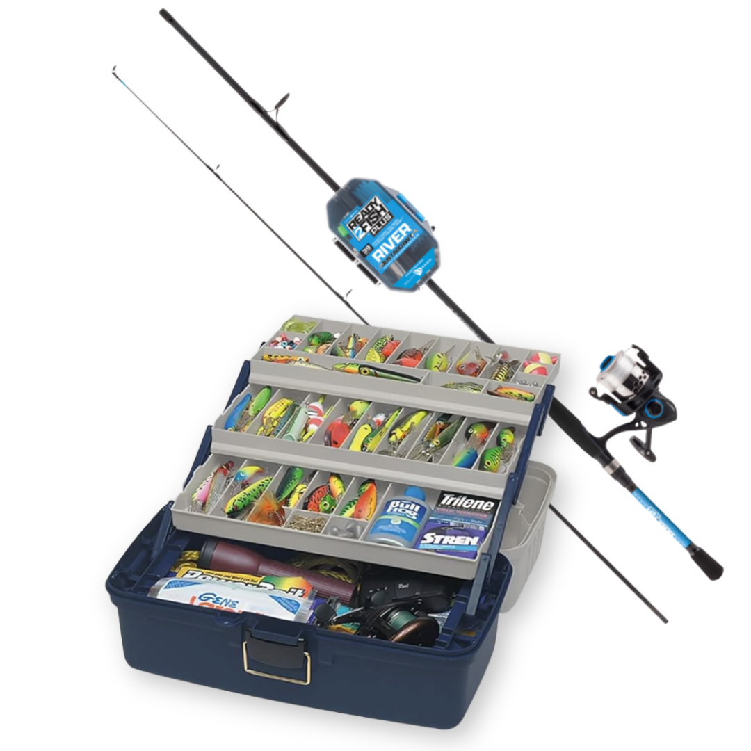 Ready 2 Fish River Fishing Rod & Tackle Box